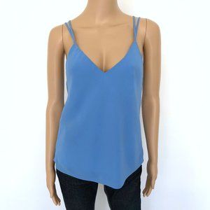 RALPH LAUREN POLO XS Blue Blouse Tank Crop Cami